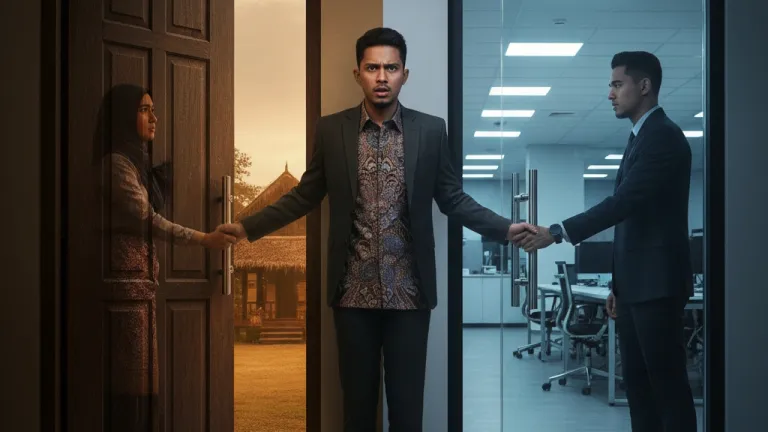 QUESTIONMARKS Malaysian professional woman juggling office work and family life