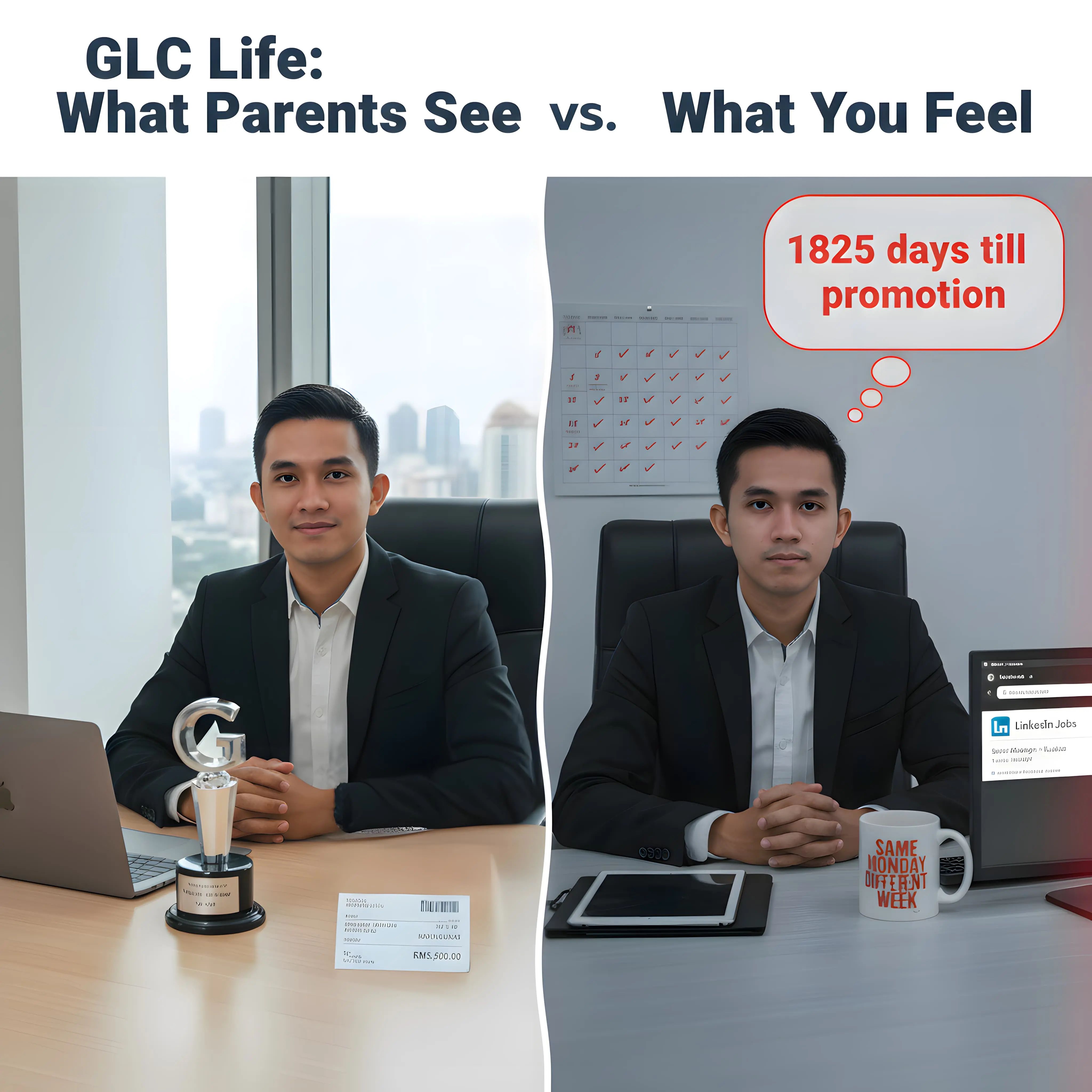 Malaysian GLC office showing hierarchical meeting and formal corporate culture