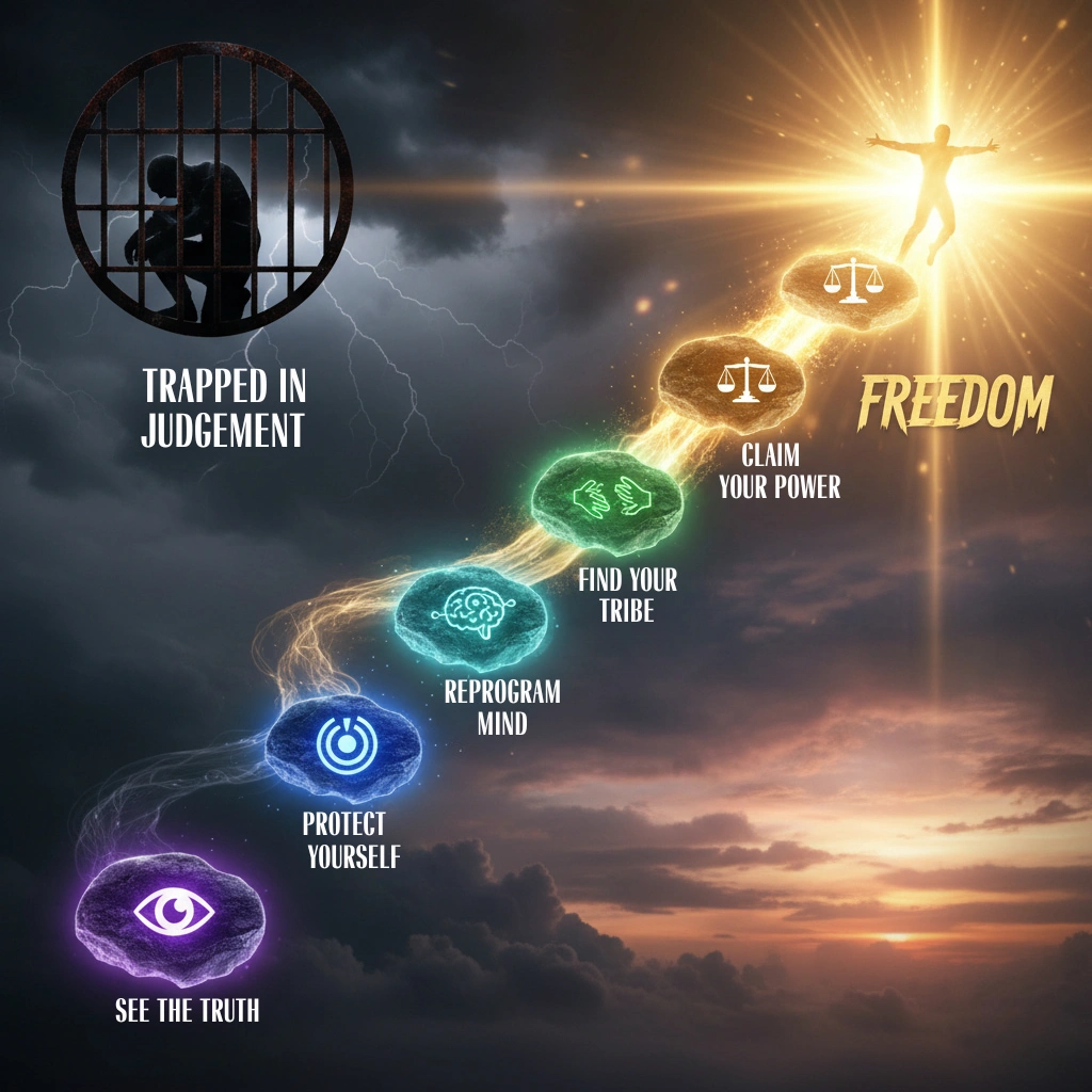 Five steps from trapped to freedom: Truth, Boundaries, Mind, Support, Rights