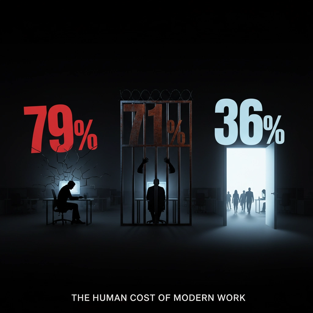 Infographic showing 79% Malaysian workers experience micromanagement with resignation statistics