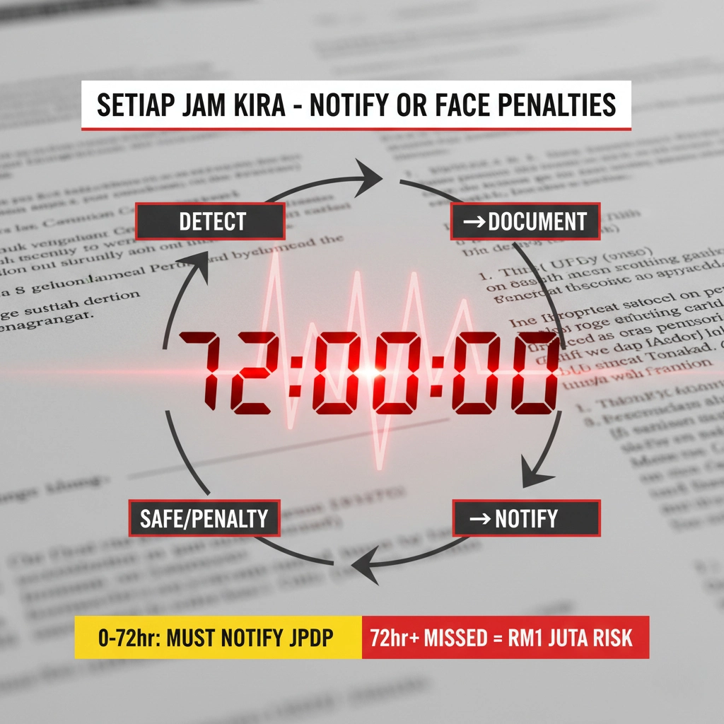 Proses breach notification 72 jam - 4 langkah elak denda RM1 juta