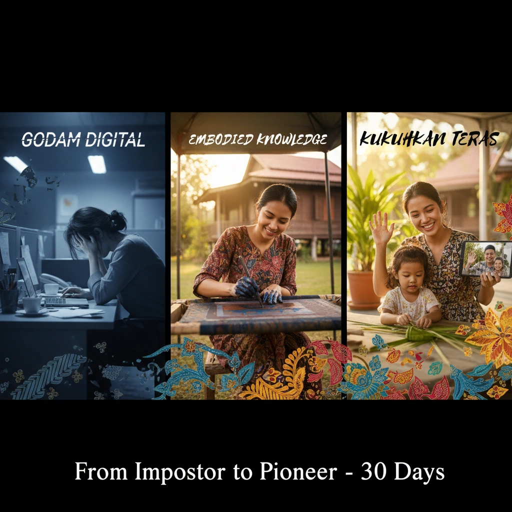 3-step transformation journey from cultural impostor to authentic Malay professional