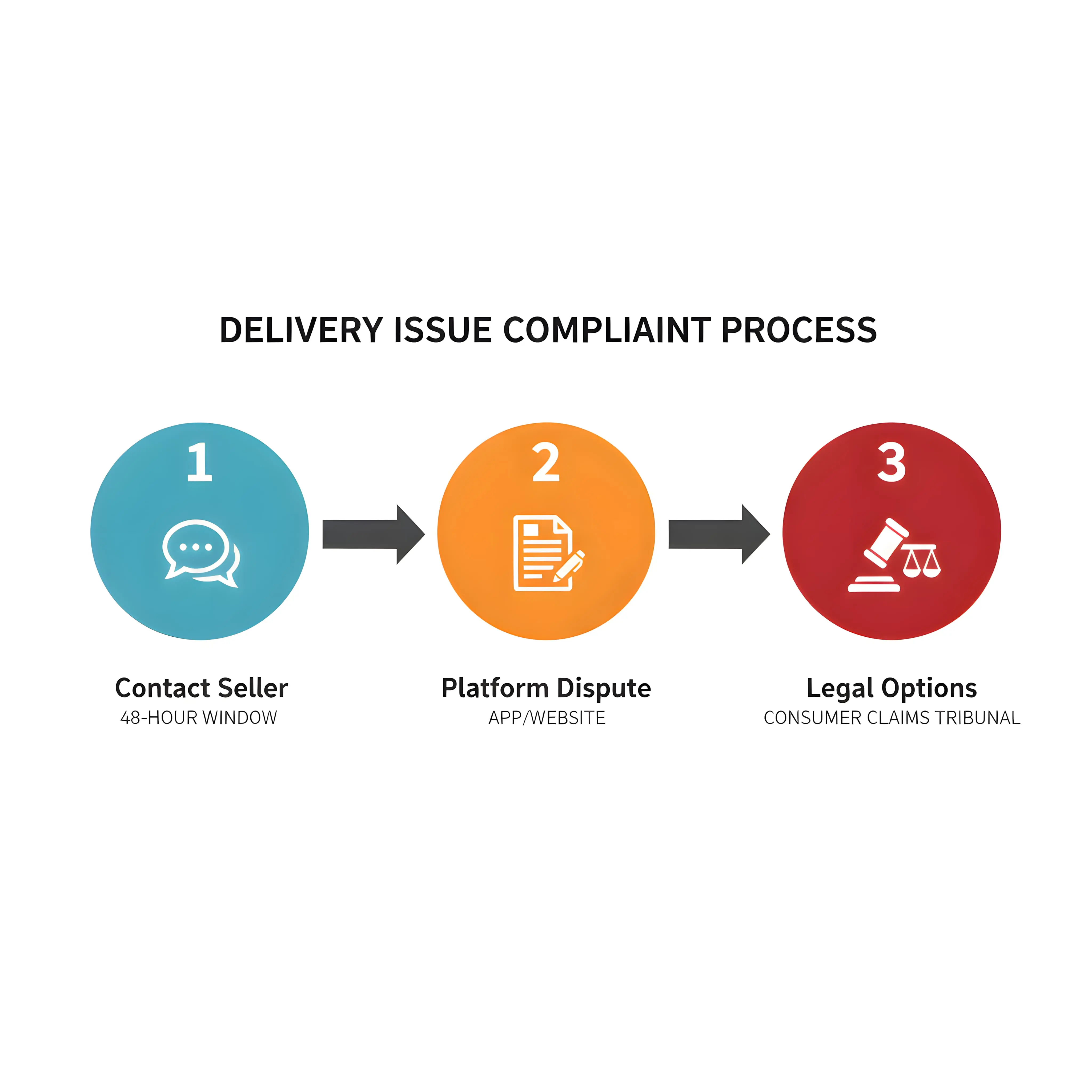 Consumer complaint escalation process flowchart